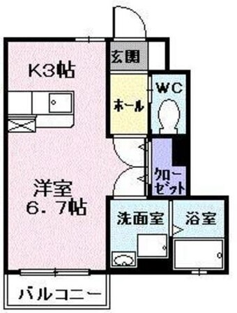 シャトウ上水の物件間取画像